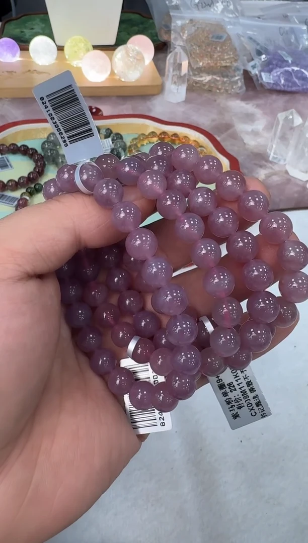 【闪购商品】水晶手链未镶嵌CX008 约9mm多样性发一件