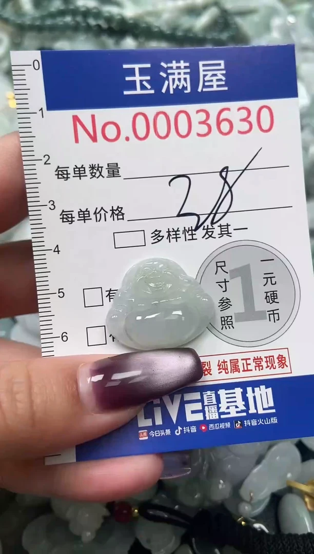 颈饰未镶嵌翡翠3630