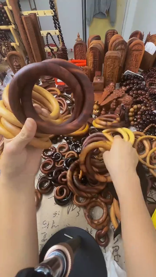 枣木锅*乾坤圈一物一拍70桃木