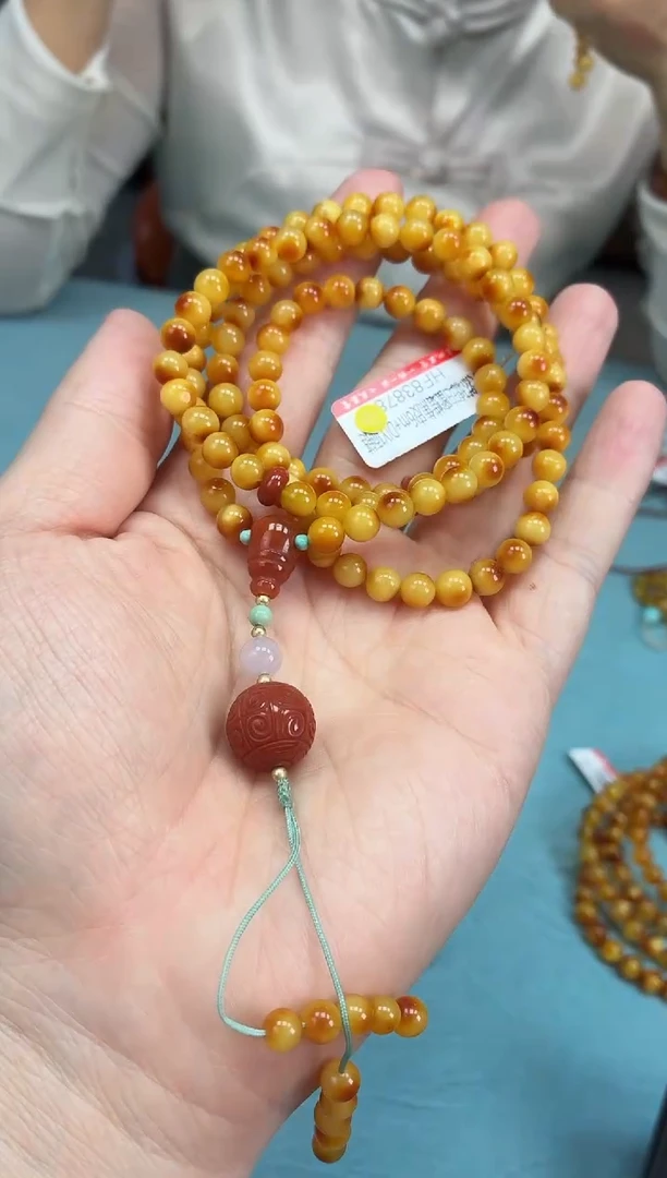 琥珀颈饰未镶嵌6m+项链