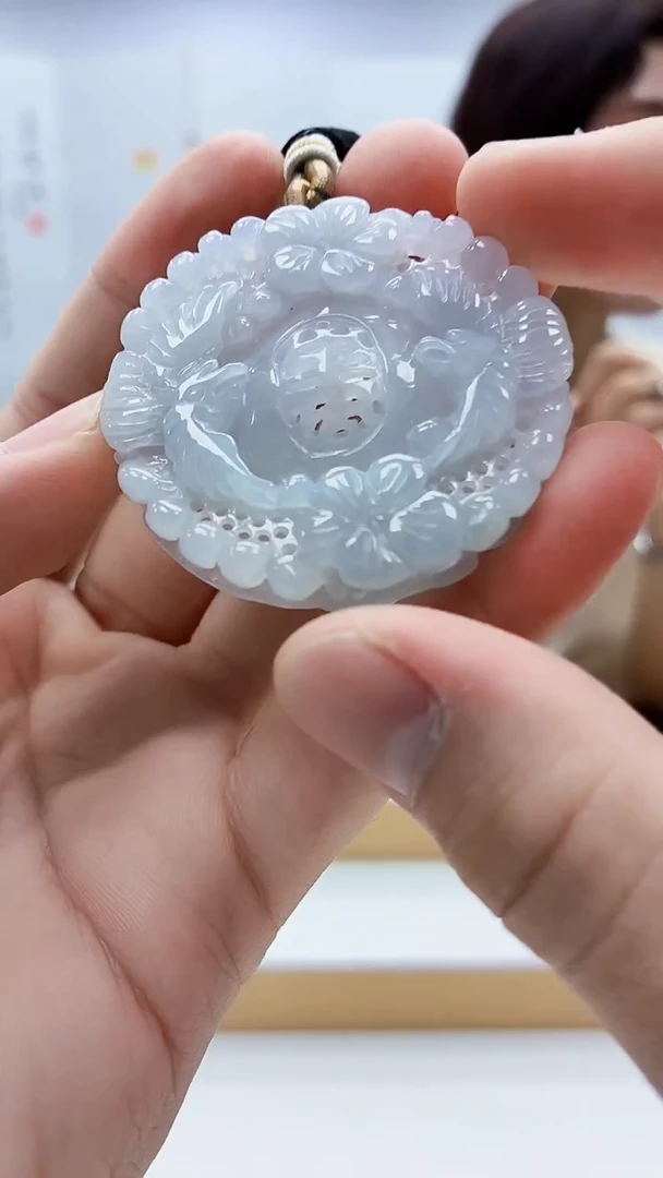未镶嵌定制翡翠4829bb-毛货挂件67