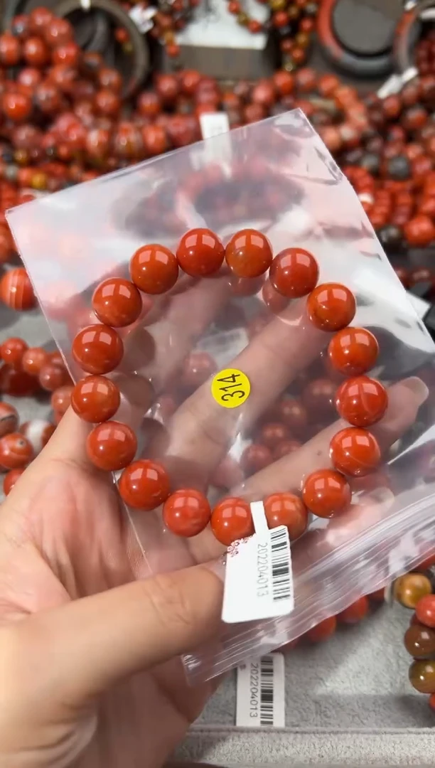 未镶嵌手串南红玛瑙12+