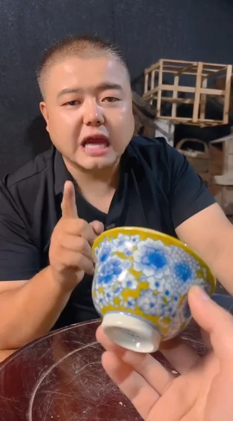 摆件景德镇陶瓷青花摆件35