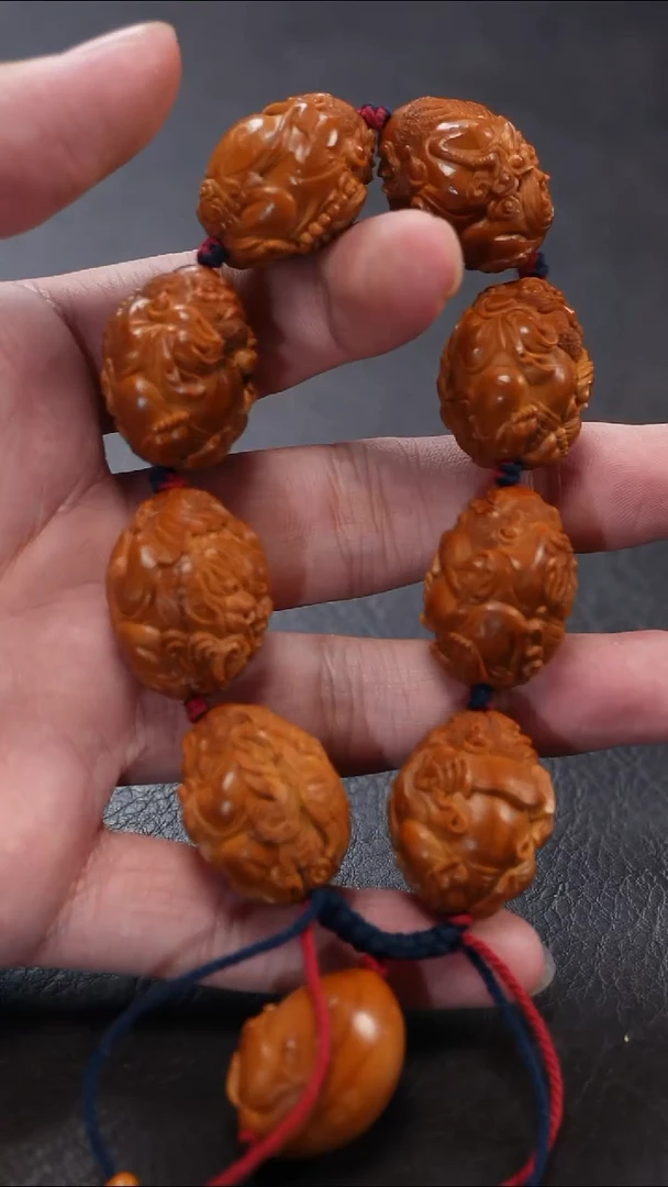 手串/手链橄榄核和*八万核雕文玩作品