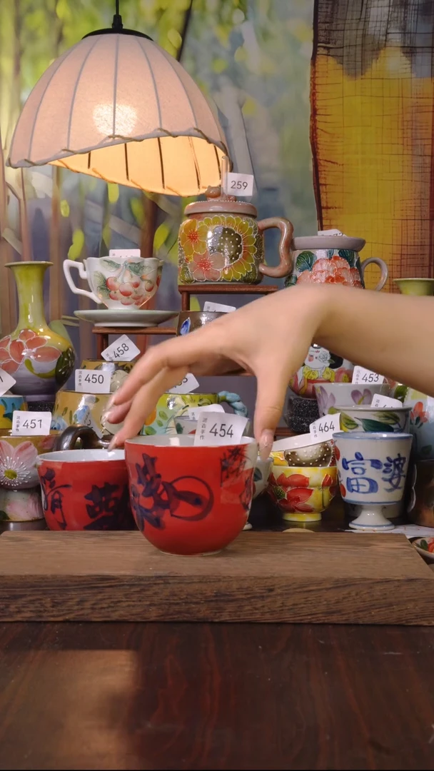 摆件泥垚手作 景德镇手工手绘器物