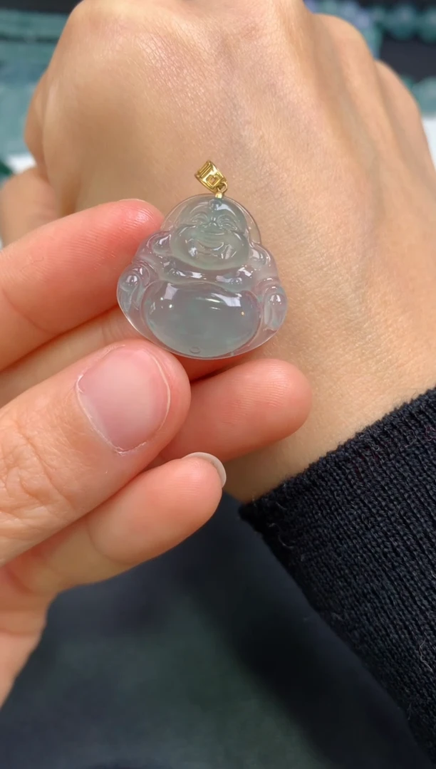 【闪购商品】翡翠颈饰18K金镶嵌0548540961