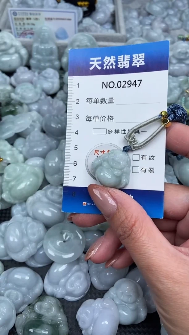 颈饰未镶嵌翡翠纯天然A货翡翠2947