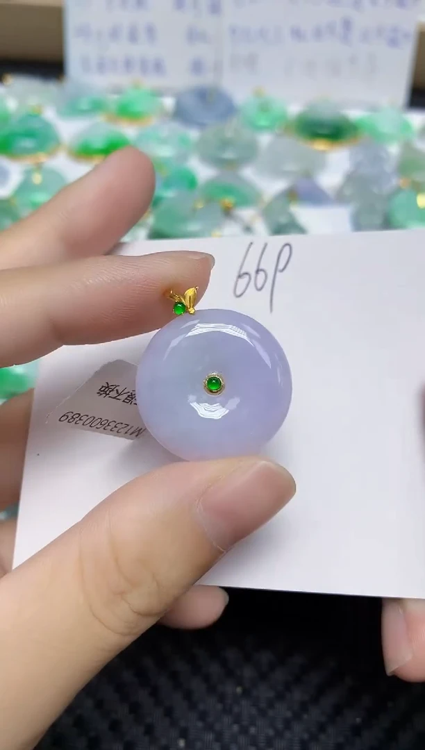 翡翠未镶嵌颈饰天然缅甸翡翠A货