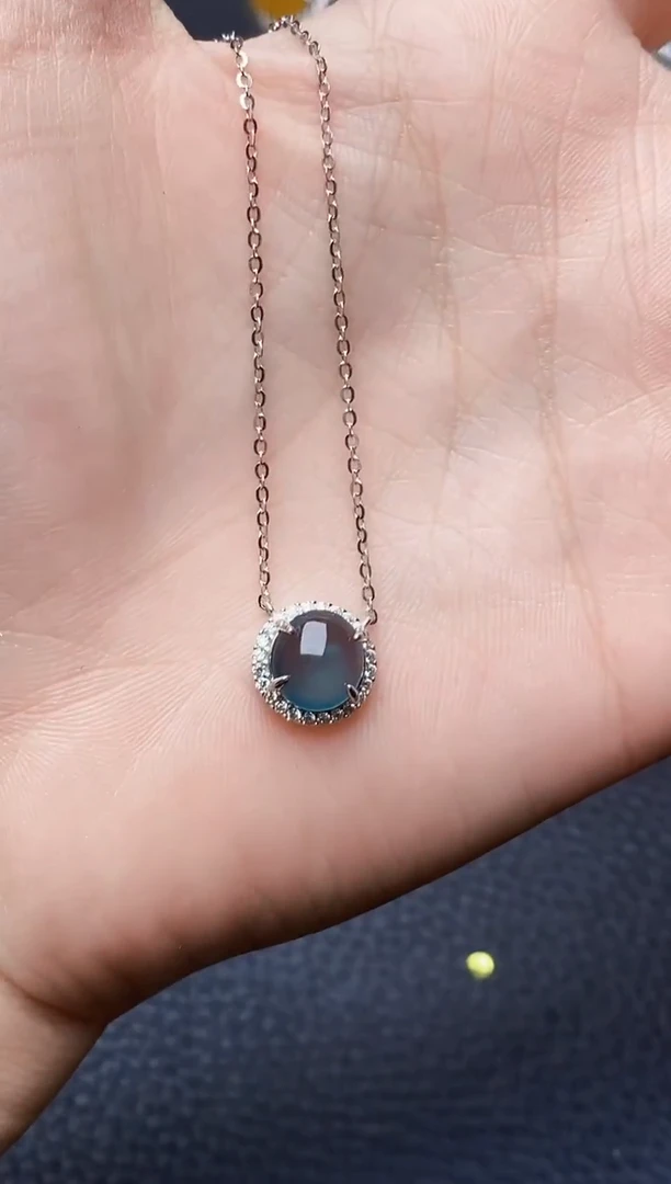 银S925镶嵌戒指翡翠2286