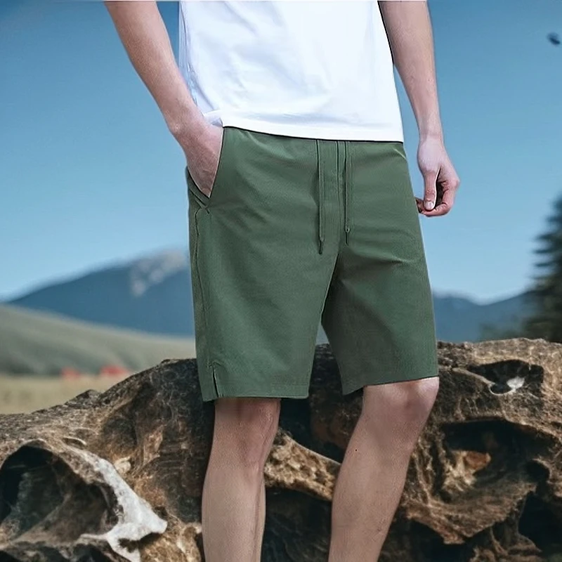 【三门发货】鸟家夏休闲收腰工装裤透气休闲裤薄款运动中裤百搭短裤