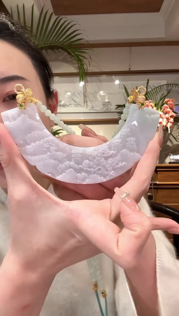 【闪购商品】翡翠颈饰未镶嵌国风