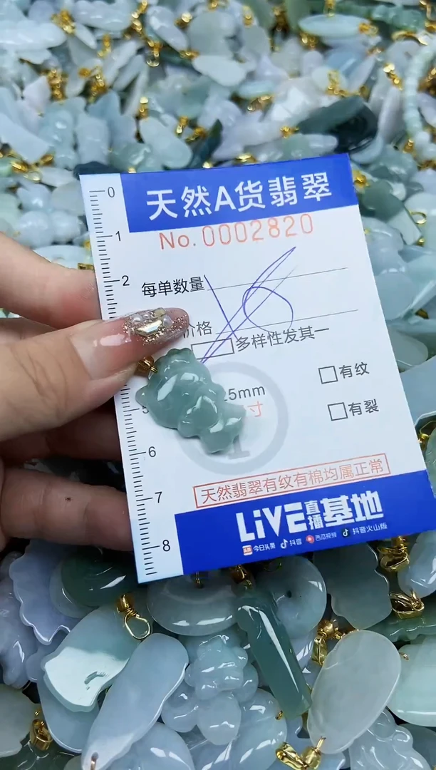 翡翠未镶嵌颈饰天然A货翡翠