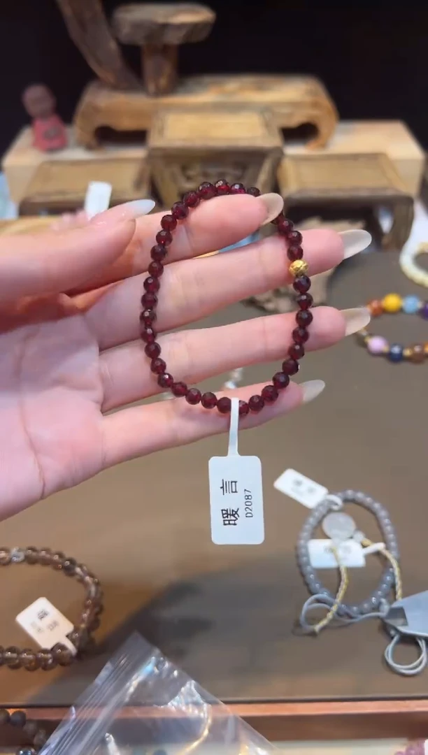 未镶嵌手链石榴石手饰@@D2087