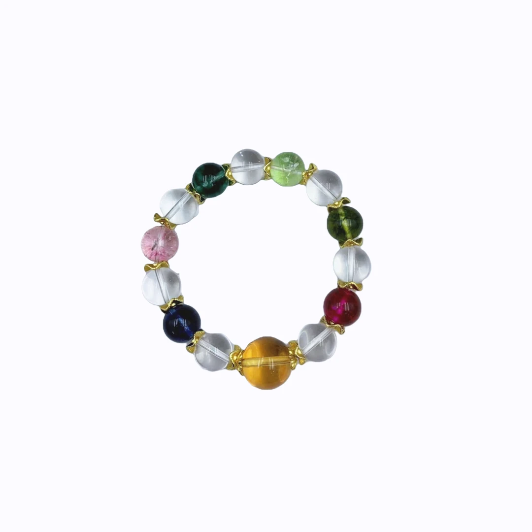 高档时尚精美水晶多宝DIY琉璃手串(多样性发货) A28-631