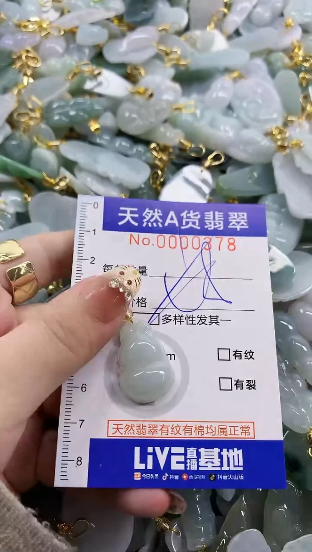 颈饰未镶嵌翡翠天然A货翡翠