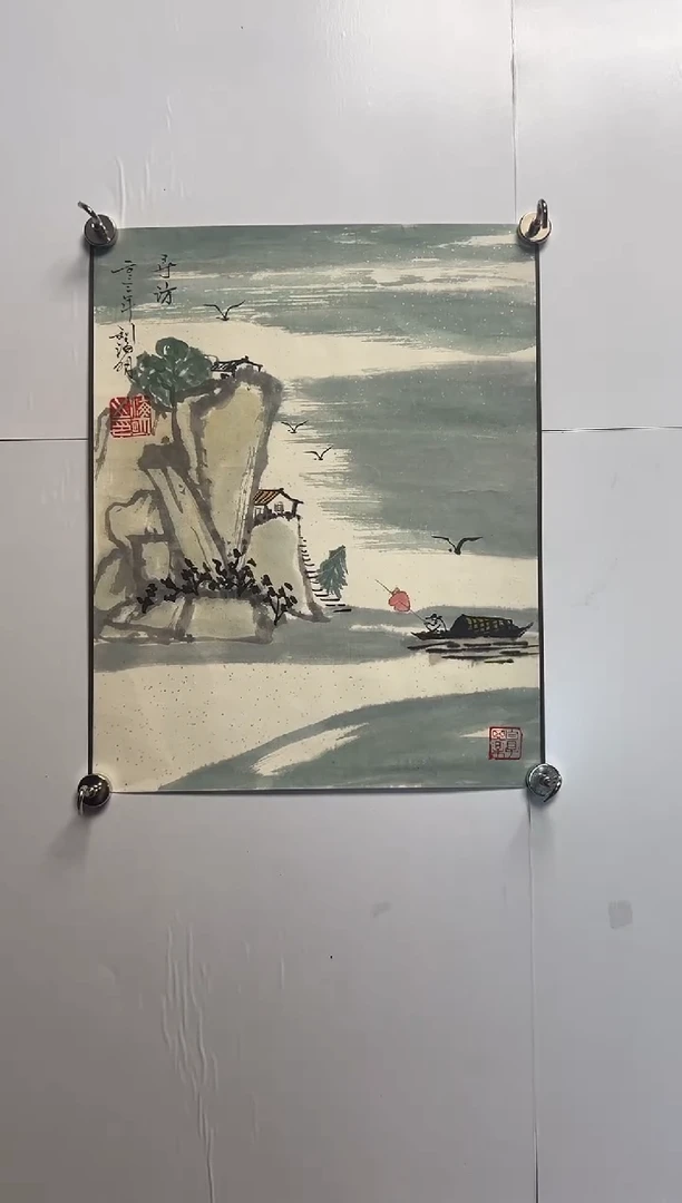 国画刘海明-1平尺-国画作品