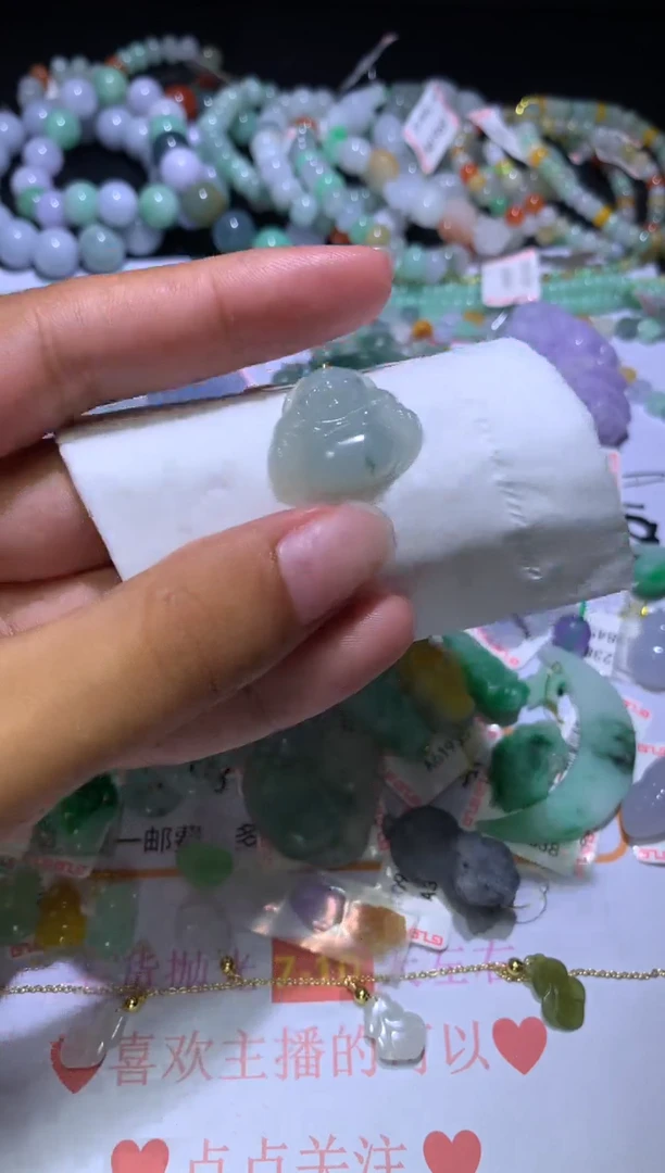 翡翠挂件未镶嵌MJX050404