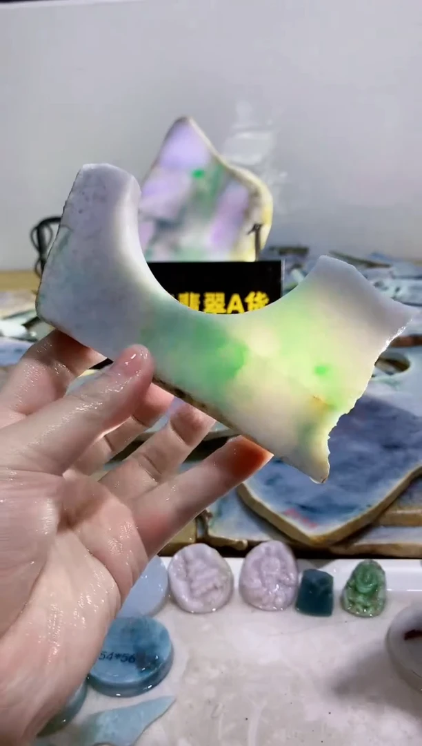 颈饰未镶嵌翡翠0蒙0翡翠珠宝623