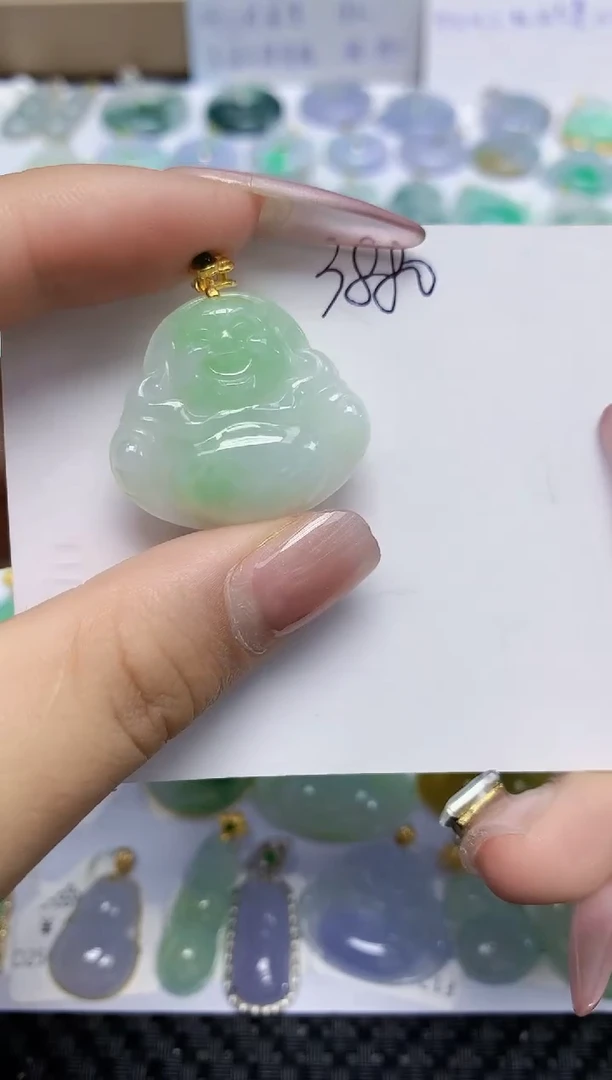 翡翠未镶嵌颈饰天然缅甸翡翠A货