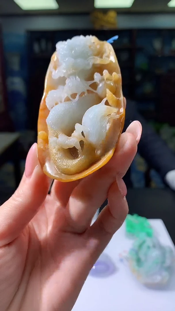 【闪购商品】定制翡翠未镶嵌8048jj-毛货龙牌4