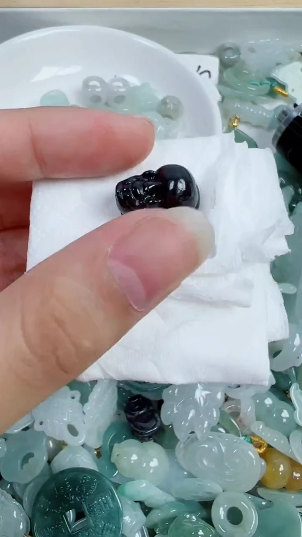 散珠翡翠68号链接，A货翡翠
