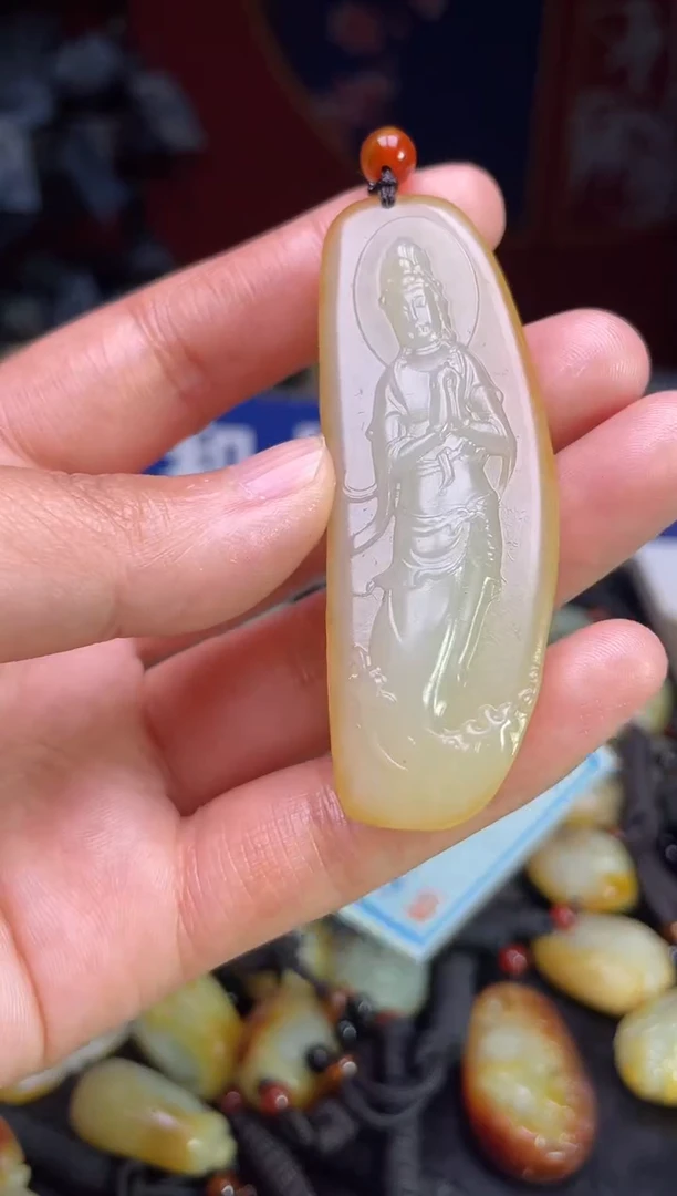 颈饰未镶嵌和田玉123