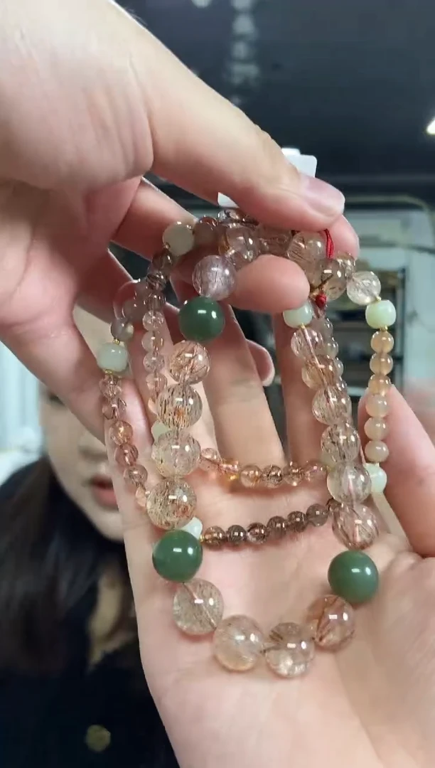 【闪购商品】水晶项链未镶嵌多样性发其一颜色微差