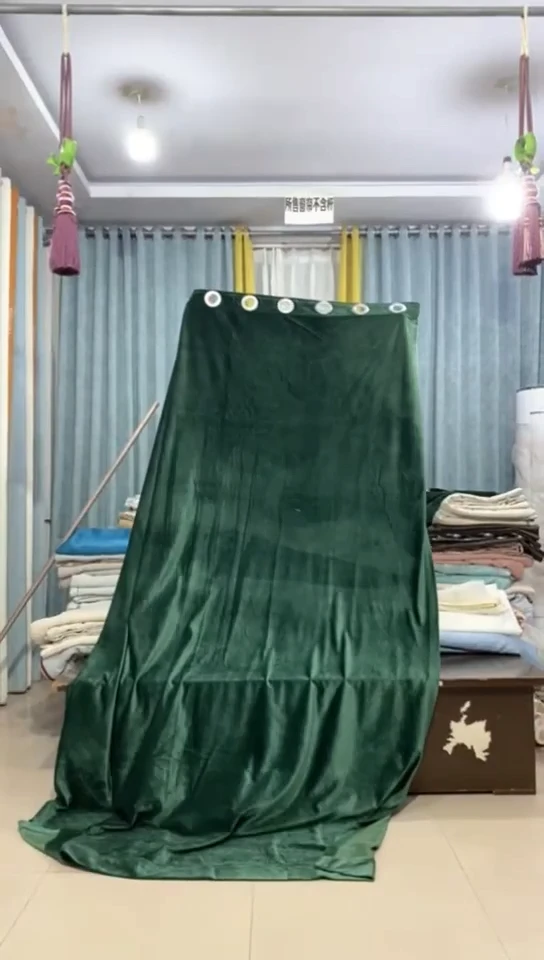 布成品窗帘     4*2.75