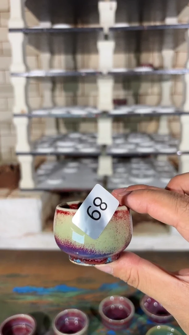摆件精品窑变钧瓷茶器