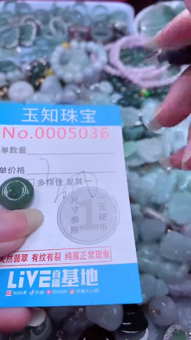 翡翠未镶嵌吊坠(不含链)5036