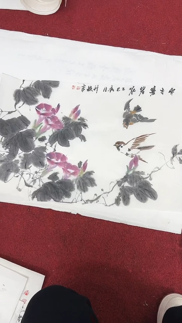 国画孟祥敏/国画/花鸟