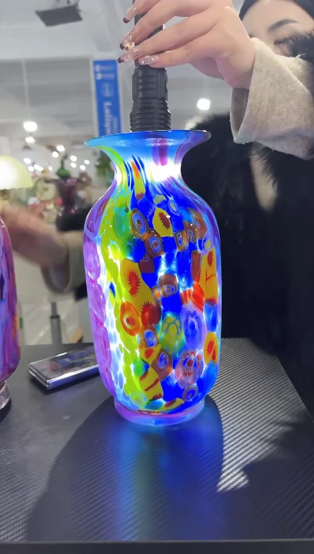 【闪购商品】无铅玻璃YS-万彩琉璃花瓶