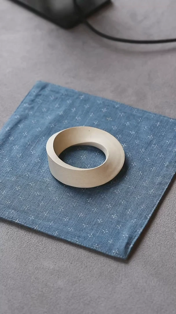 【闪购商品】紫砂把玩件莫比乌斯环白福利品