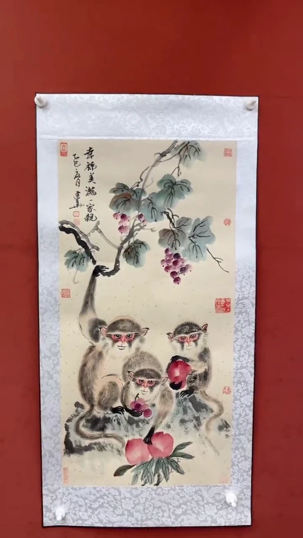 国画老师现场创作  75