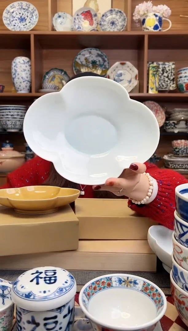 mizu-mizu（瑞々）木瓜長鉢7寸　青白