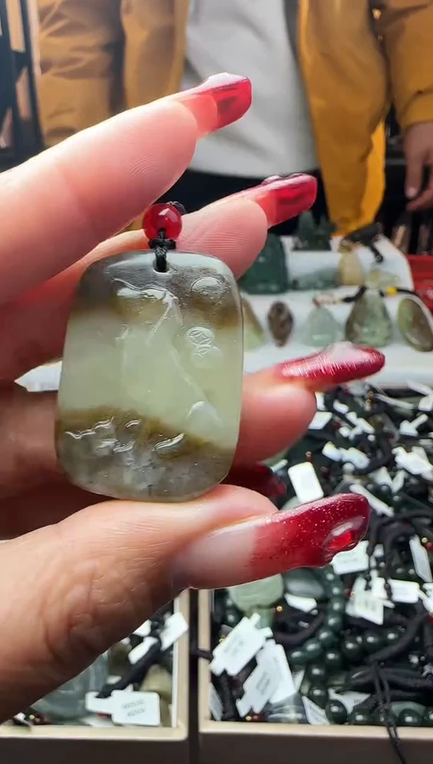 颈饰未镶嵌和田玉和田玉吊坠30