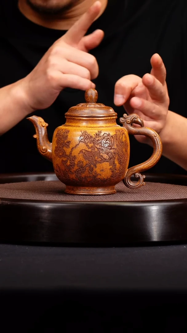 茶壶紫砂宜兴紫砂原矿壶