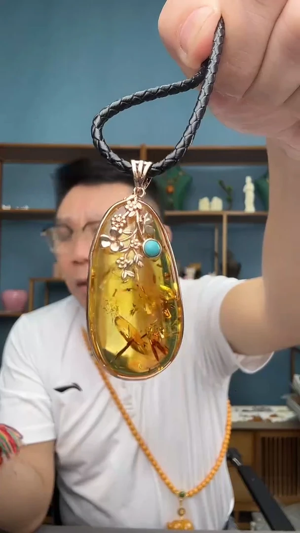 裸石琥珀未镶嵌6（有瑕介意勿拍）