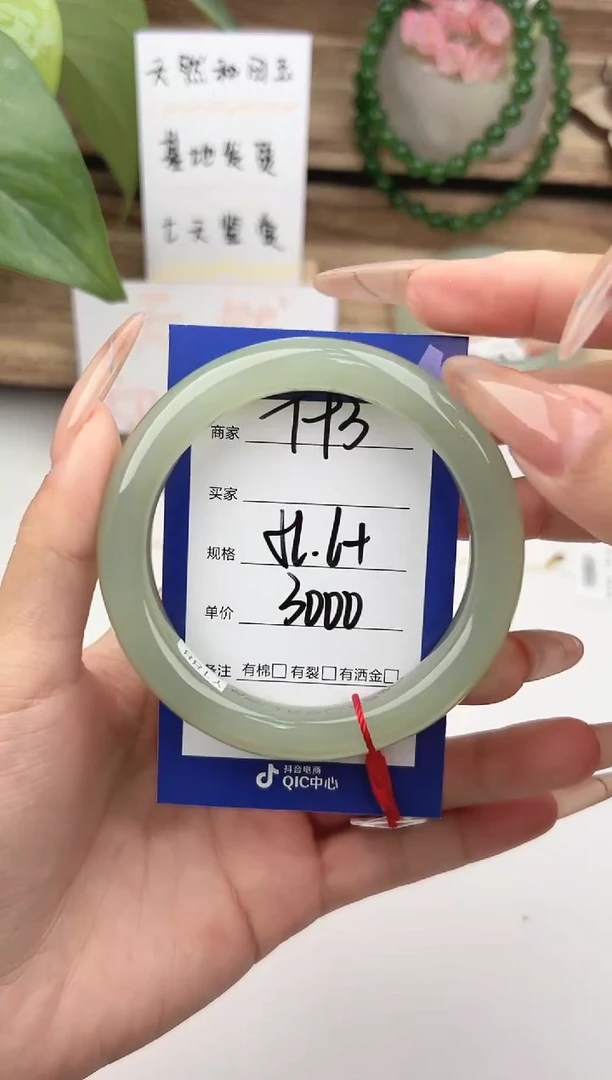 未镶嵌手镯和田玉微色差T93