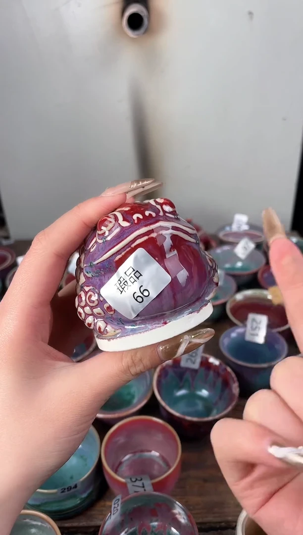 【闪购商品】摆件钧瓷手工茶器窑变
