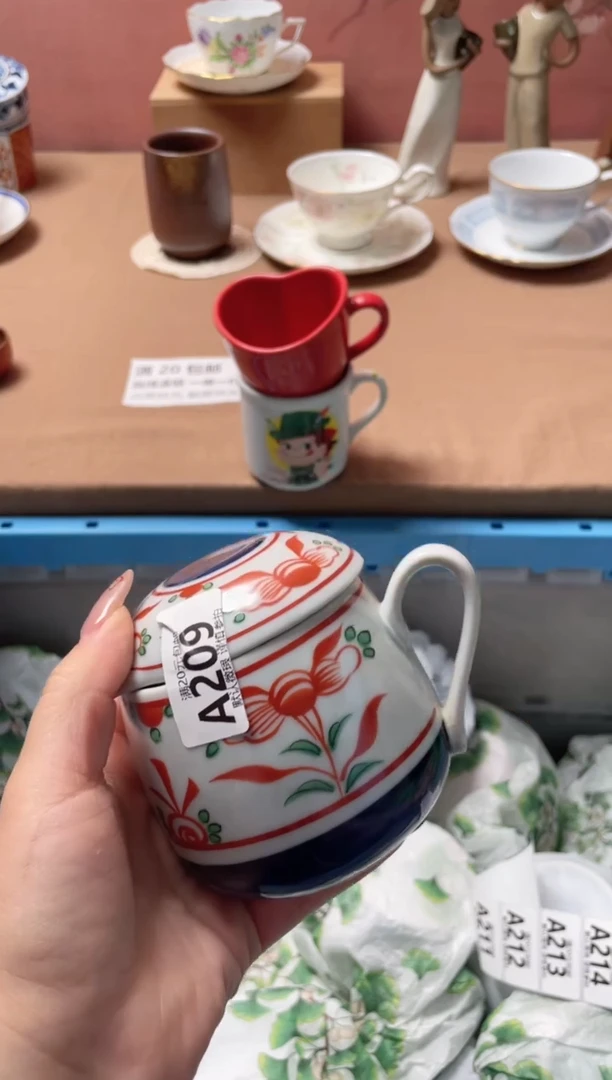 瓷片好**连瓷器瓷器A209