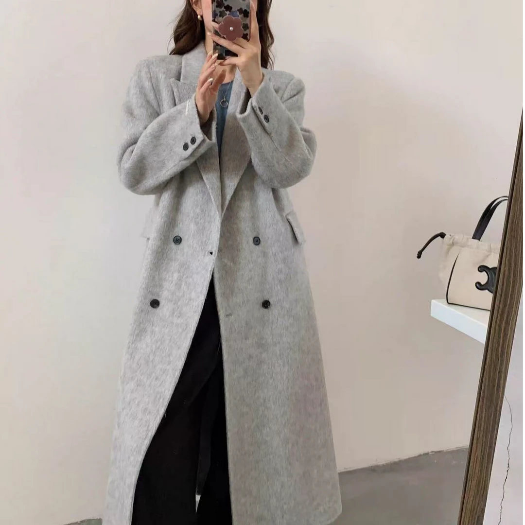 朱朱【231-240】 2025新款双面羊毛大衣气质外套时尚冬女士