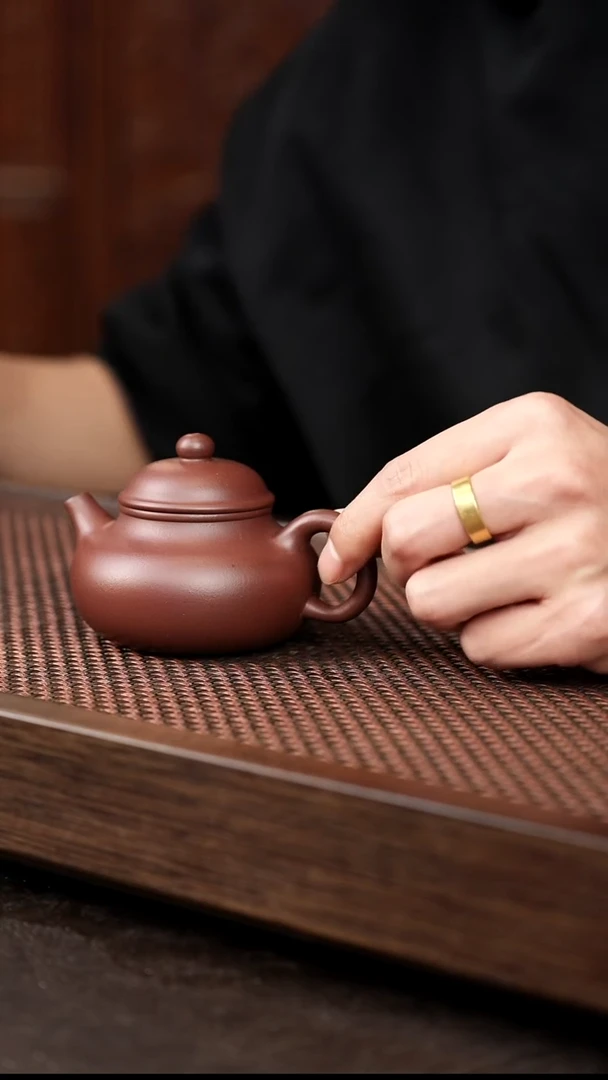 茶壶紫砂紫泥容天
