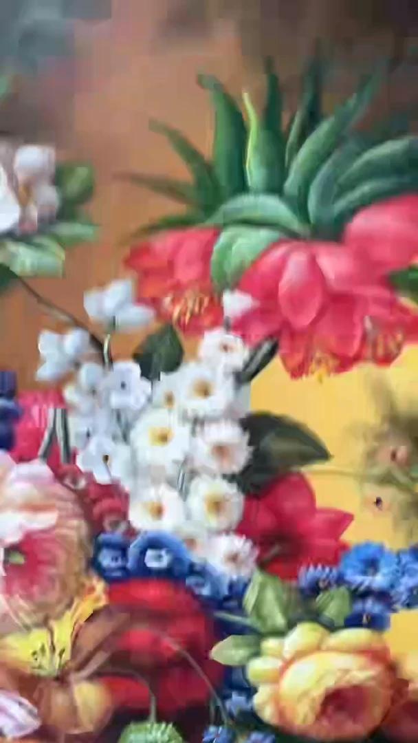 油画陶宗健-50*60-油画作品-花卉