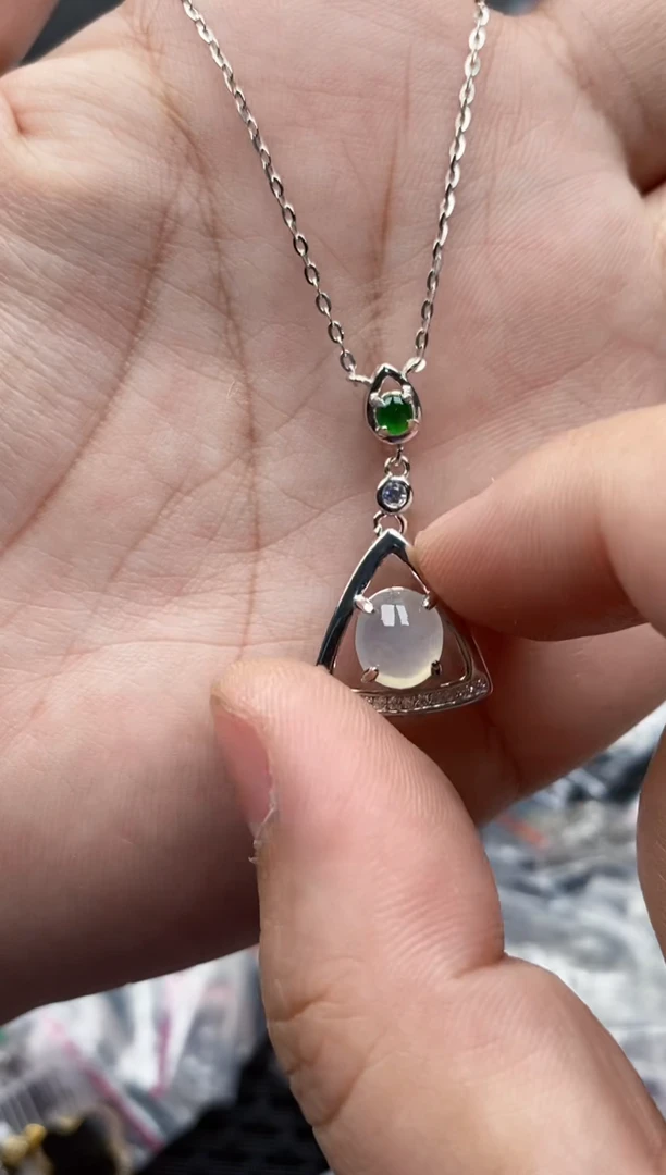 【闪购商品】翡翠戒指银S925镶嵌44444444446