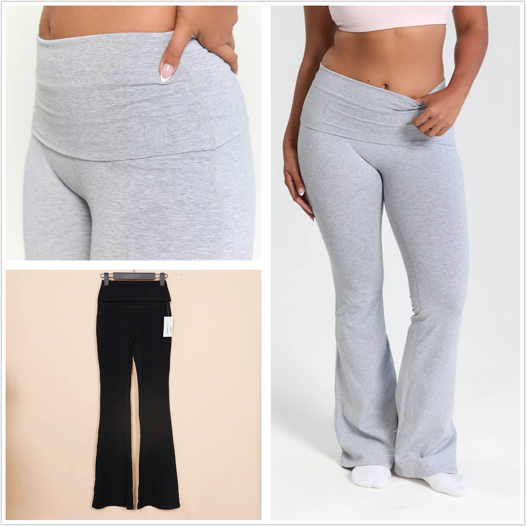 喇叭裤女健身瑜伽紧身收腹高弹高腰时尚百搭外穿舒适显瘦款号B43