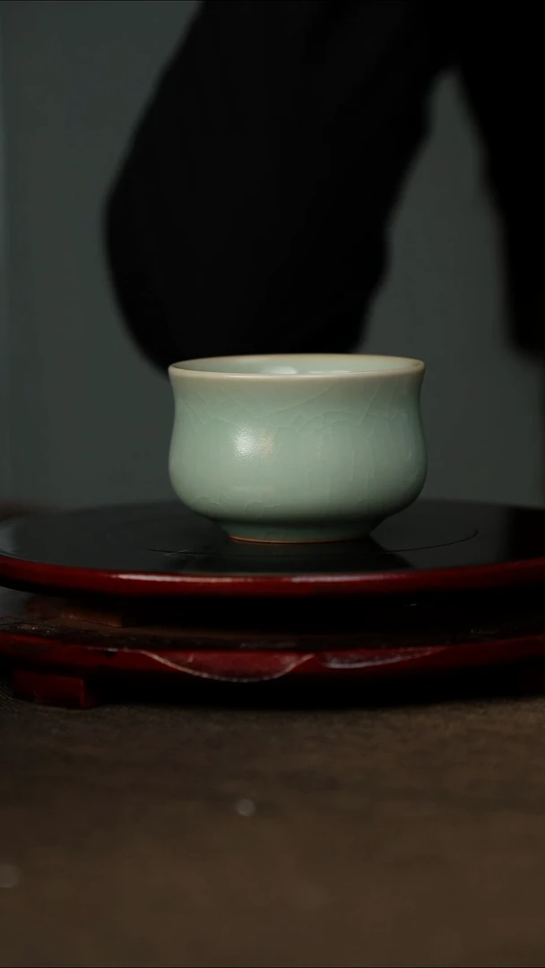全品 福袋杯 无底款 仿古釉