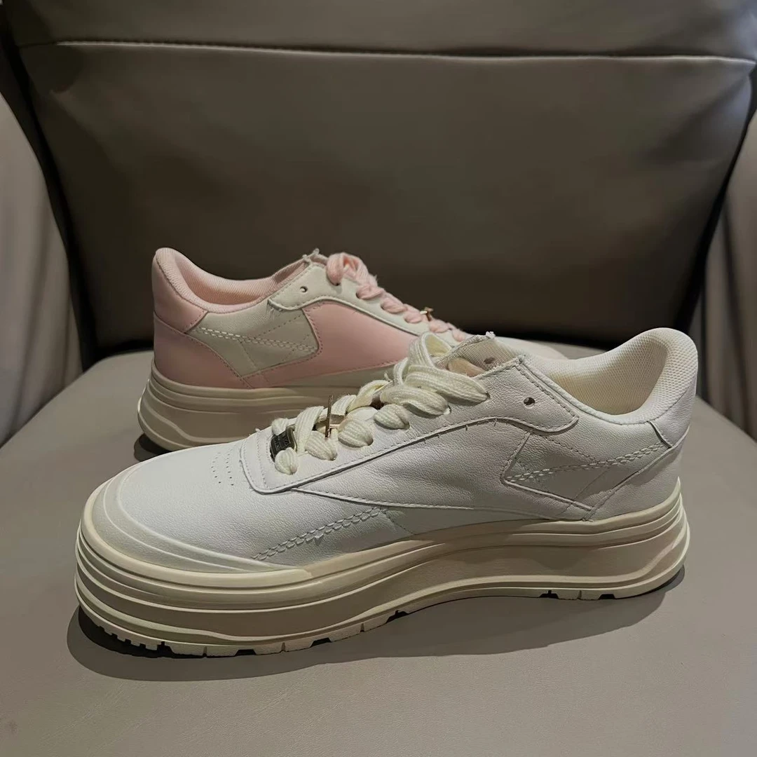 【孤品】特价处理 牛皮小白鞋（18A97-1）