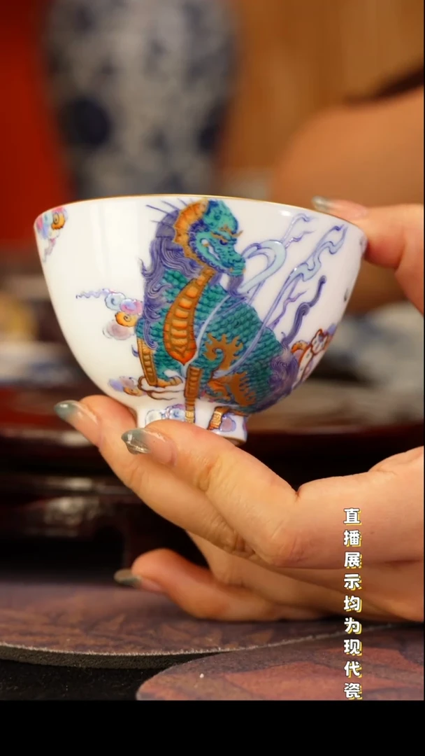 景德镇手工手绘陶瓷杯