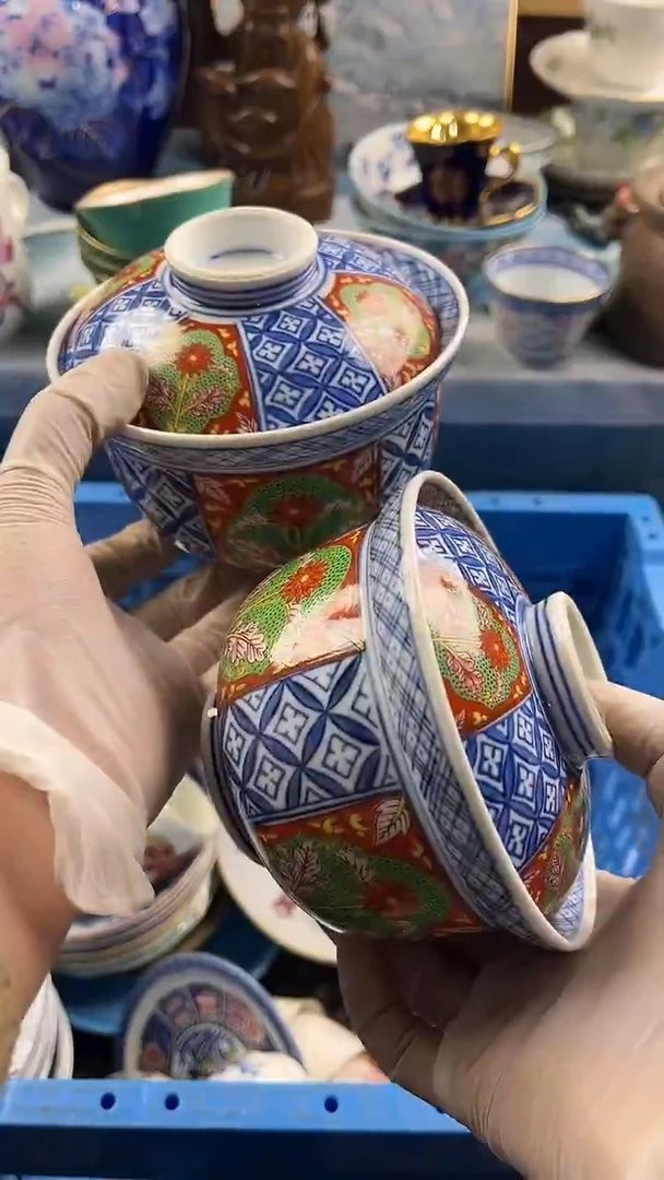 瓷片欢****6英歌瓷器满28包邮